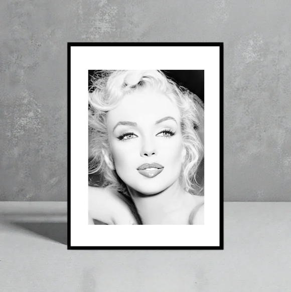 Framed Art Print Marilyn Monroe Custom Framed 11x14 SET GOLD OR BLACK MATTED - Picture 5 of 8